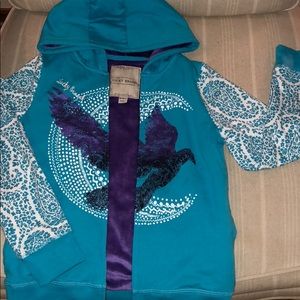 Lucky Brand Girl’s Zip Up Sweater